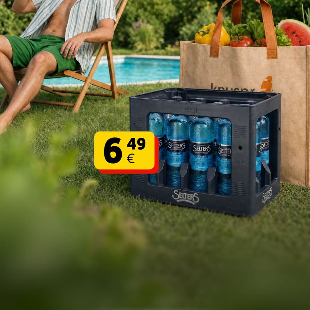 Free delivery and water on offer