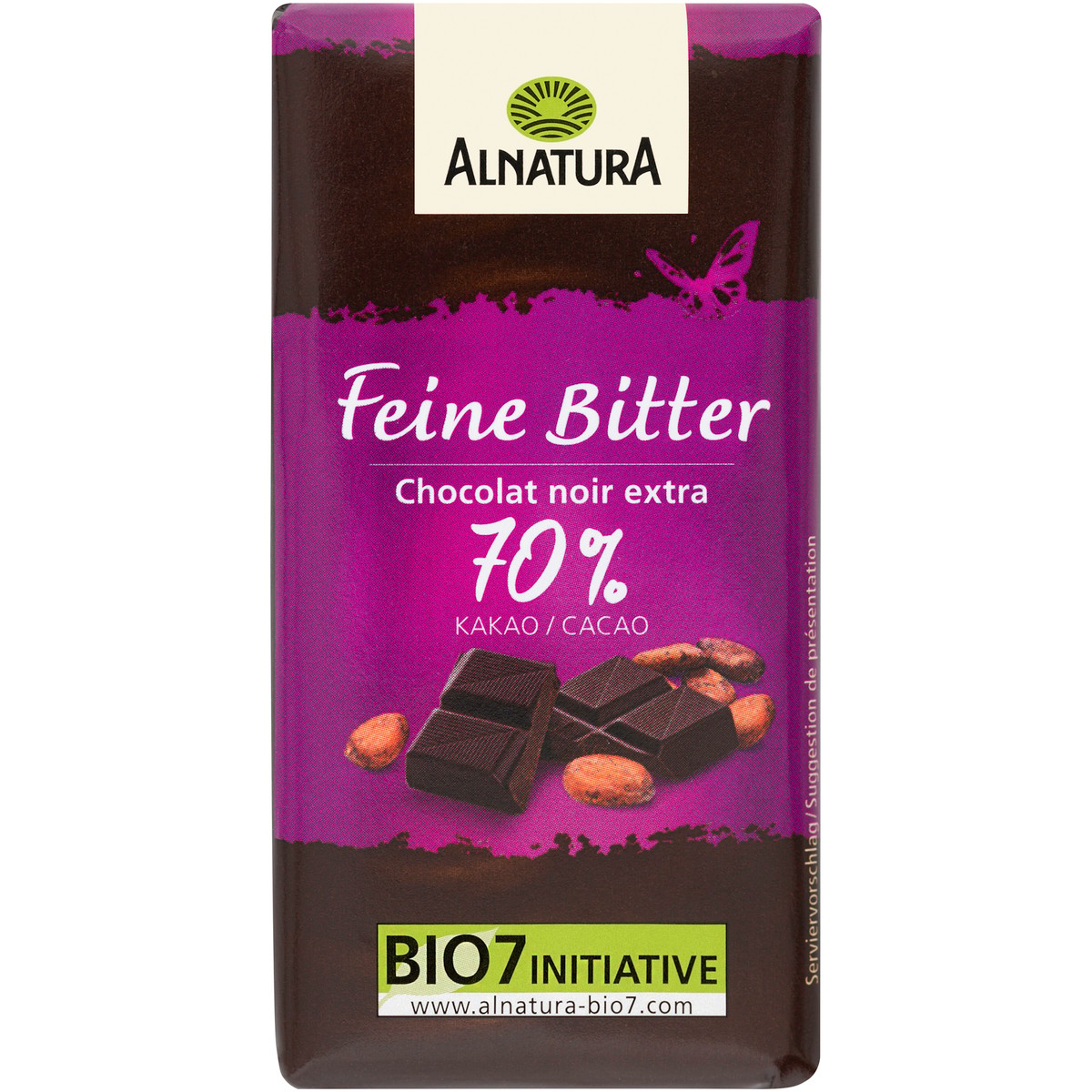 Alnatura ORGANIC fine dark chocolate 70% mini bars