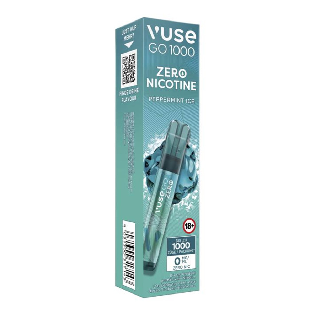 vuse go mint 1000 (PEN) Peppermint Ice 0mg, without nicotine hardware Color:Matte White Shop Sparkling Lemon Mint