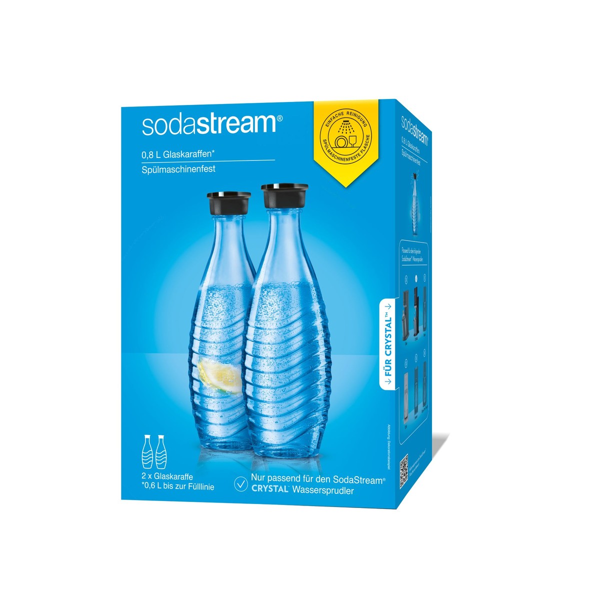 Sodastream Glaskaraffe 0.7L 2er