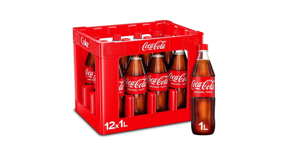 Coca-Cola crate 12x1,0 l (MOREWEG)