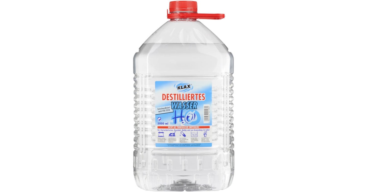 Klax Destilliertes Wasser