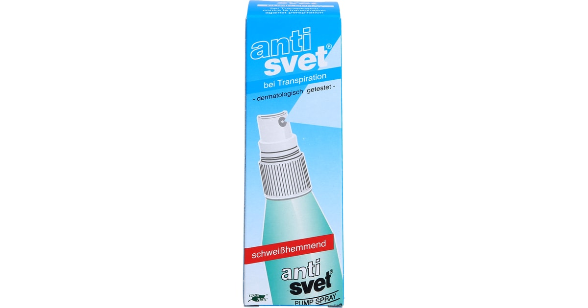ANTISVET bei Transpiration Pumpspray
