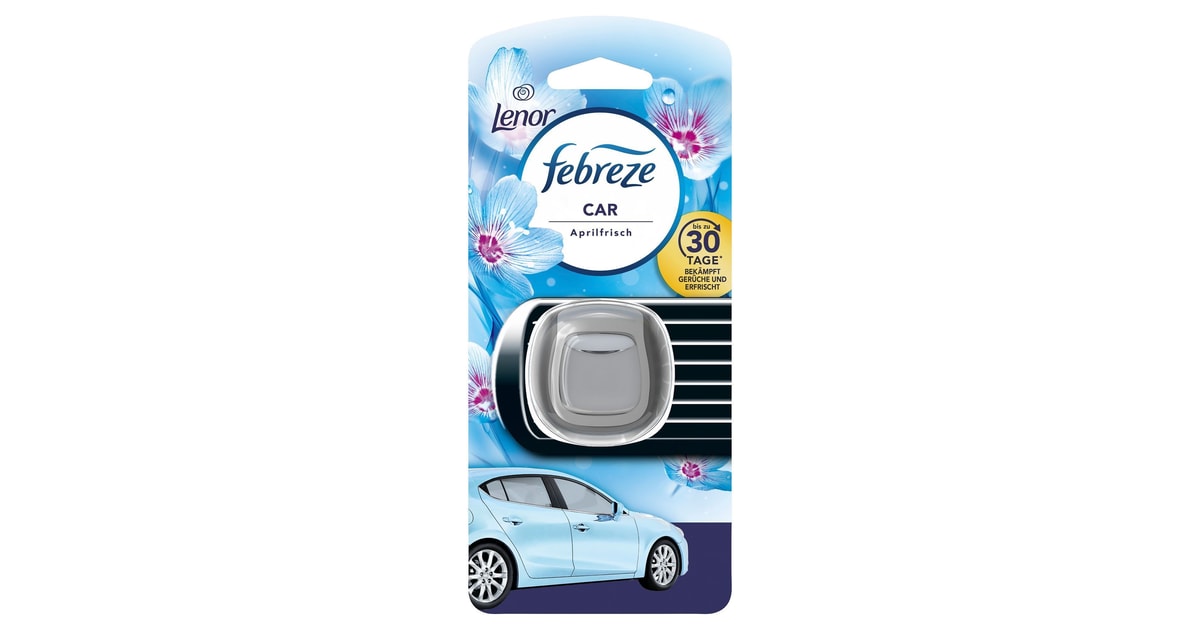 Febreze Lenor Aprilfrisch Auto Lufterfrischer Clip-Nachfüller