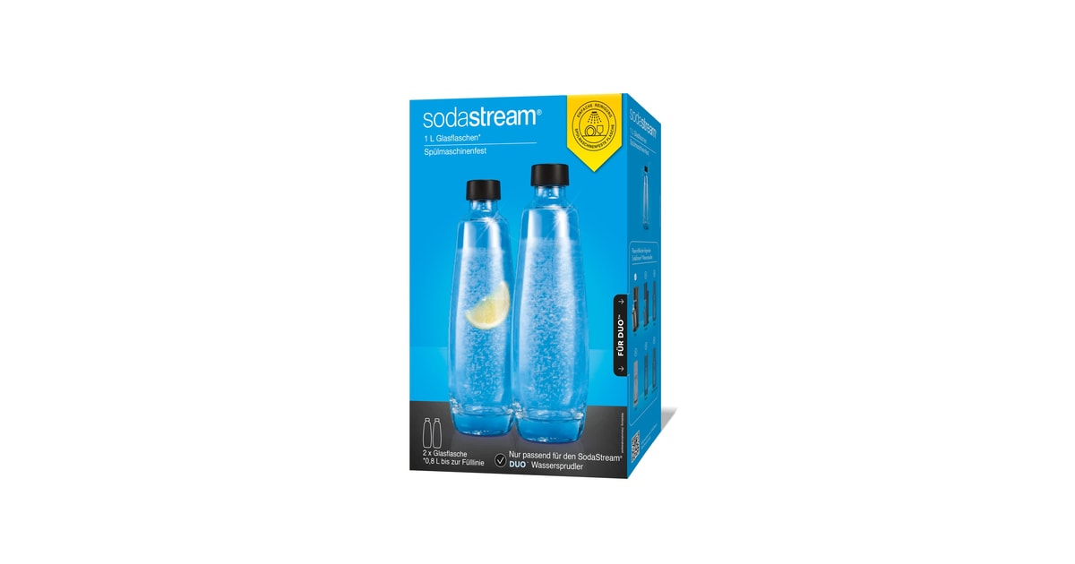Sodastream Glasflasche DUO 1L 2er