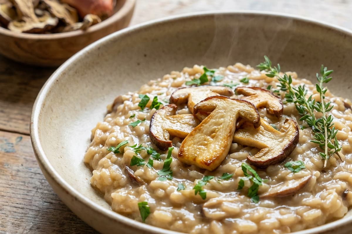 Risotto with Porcini Mushrooms