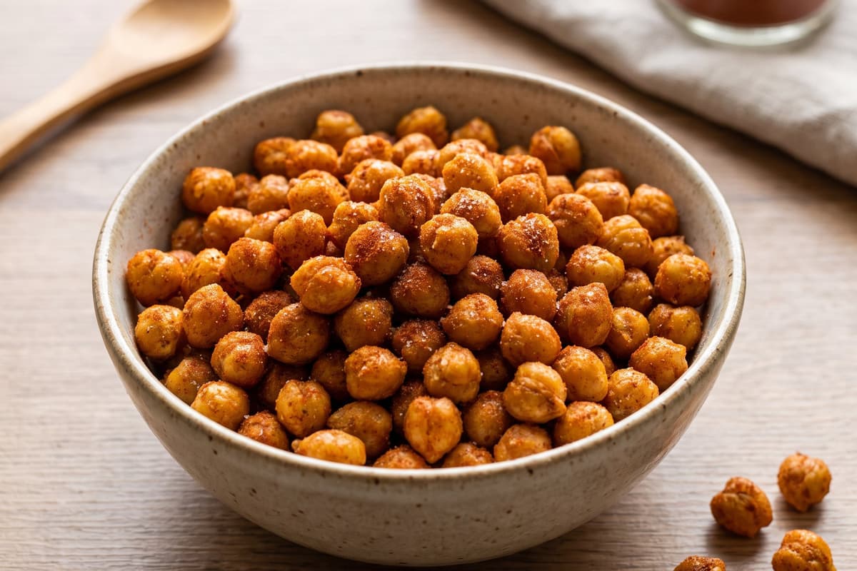 Knusprige Snack-Kichererbsen