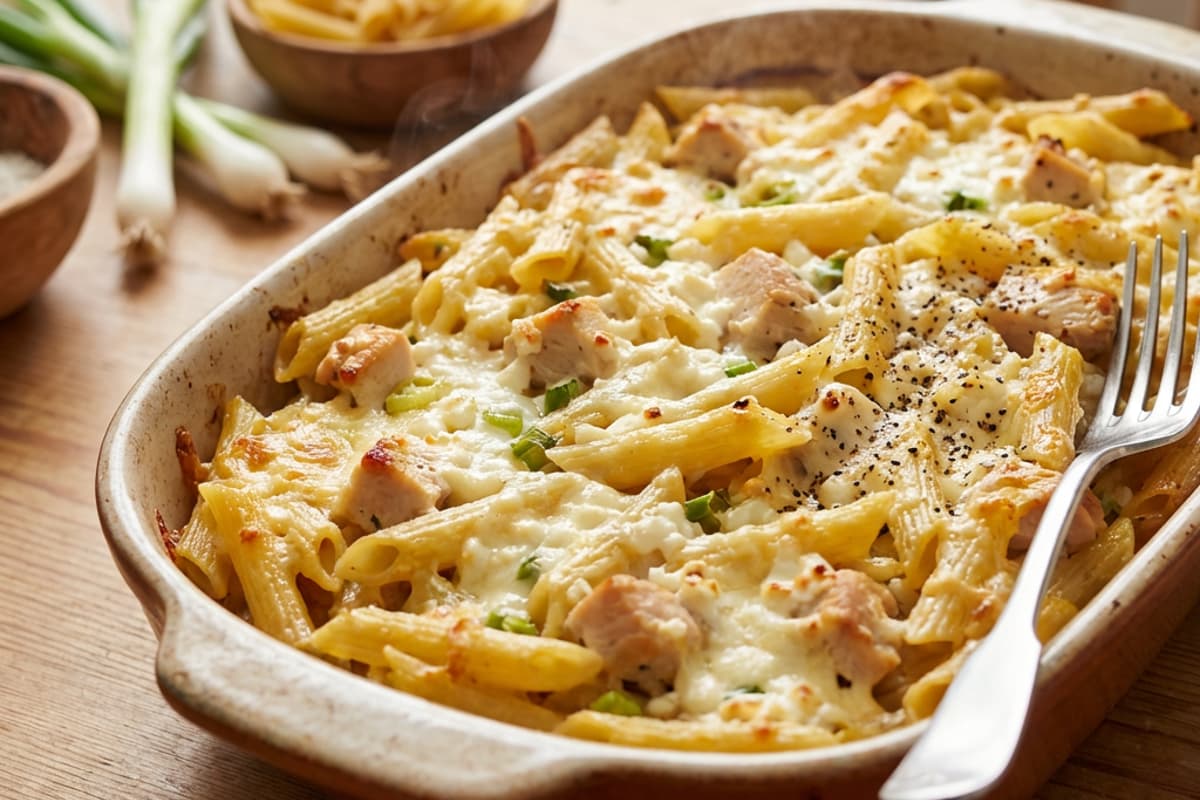 Pasta Bake with Cottage Cheese