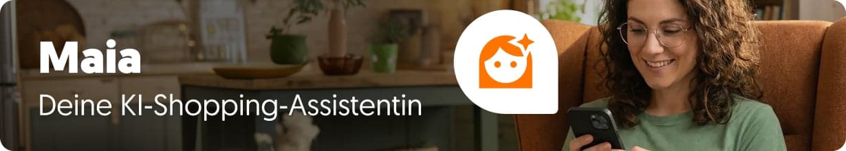 Maia KI-Assistentin: Smarter einkaufen