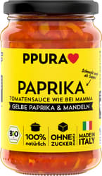 PPURA BIO Sugo Paprika mit gelber Paprika und Mandeln