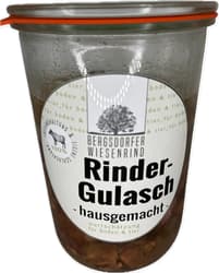 Bergsdorfer Wiesenrind Gulasch hausgemacht