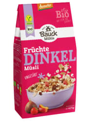 Bauck BIO Hafer Müsli Früchte glutenfrei