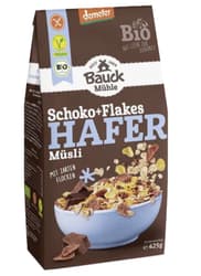 Bauck BIO Hafer Müsli Schoko+Flakes glutenfrei