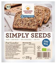 Hammermühle BIO Simply Seeds Fünf-Saatenbrot glutenfrei