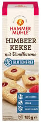 Hammermühle Himbeerkekse mit Vanillecreme glutenfrei