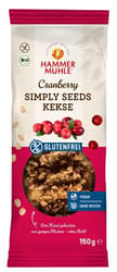 Hammermühle BIO Simply Seeds Kekse Cranberry glutenfrei
