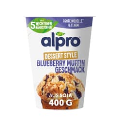 Alpro Joghurtalternative auf Sojabasis Blueberry Muffin VEGAN