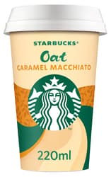 Starbucks Oat Caramel Macchiato Eiskaffee VEGAN