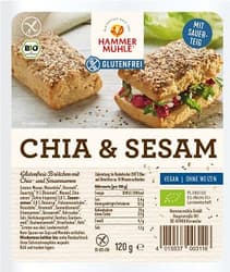 Hammermühle Bio Chia & Sesam Brötchen glutenfrei