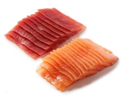 Oceans  Lachs und Thunfisch Sashimi Scheiben (Sushi Portionen)