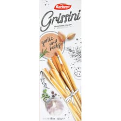BARBERO Grissini Torinesi mit Knoblauch, Pfeffer & Olivenöl