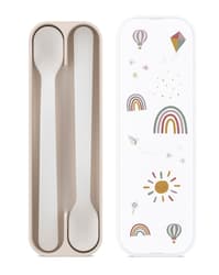 MEPAL Set fütterlöffel mio 2 stück - sunshine & rainbow