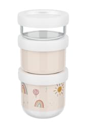 MEPAL Snackbox stapelbar mio 3-teilig - sunshine & rainbow