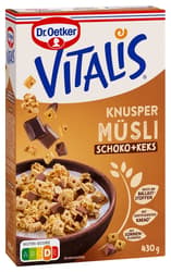 Vitalis Crunchy Muesli Chocolate + Cookie