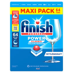 Finish Power Classic Spülmaschinentabs, Maxi Pack