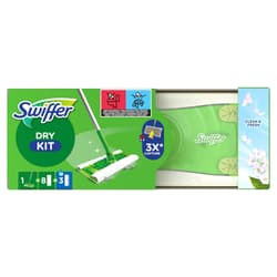 Swiffer Bodenwischer Starter-Set Mit 1 Bodenwischer Sowie 8 Trockenen Und 3 Feuchten Bodentüchern