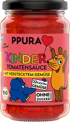 PPURA BIO Sugo KINDER-Tomatensauce mit verstecktem Gemüse