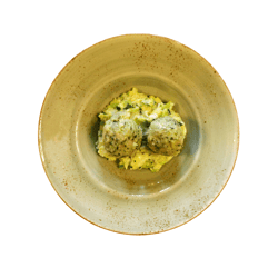 Jolesch Spinatknödel mit Rahmwirsing