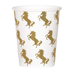 Boland Papierbecher Einhorn 25cl