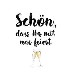 Braun & Company Napkins Cocktail Nice that you celebrate with us 25x25cm 20 pieces 3-ply