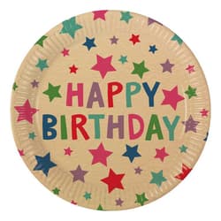 Pappteller Happy Birthday Ø23cm