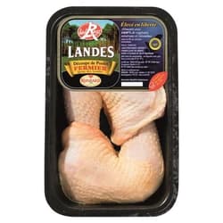 Les Landes yellow chicken thighs Label Rouge
