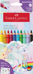 Faber-Castell Jumbo Grip Colored Pencils Unicorn 8+2 Box