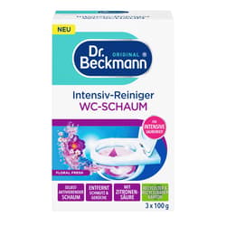 Dr. Beckmann Intensiv-Reiniger WC-Schaum Floral Fresh 3x100g