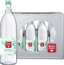 RhönSprudel Medium Glas 12x0,75l (MEHRWEG)