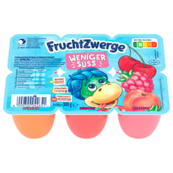 Fruchtzwerge Weniger Süß Pfirsich/Kirsche/Himbeere