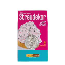Decocino Sprinkle Decoration silver dream