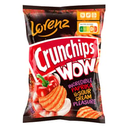 Lorenz Crunchips Wow Paprika & Sour Cream