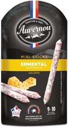 Auvernou Mini Stick Salami mit Emmentaler Käse