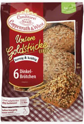 Conditorei Coppenrath & Wiese Unsere Goldstücke Dinkel-Brötchen 6 Stück