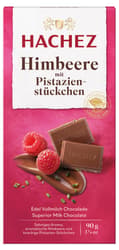 Hachez Tafel Himbeere mit Pistazienstückchen