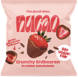 Nucao BIO Crunchy Erdbeere - milde Schoko