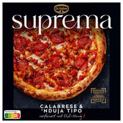 Dr. Oetker Suprema Calabrese & Nduja tipo Pizza