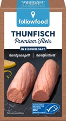 followfood MSC Thunfisch Premium Filets in eigenem Saft