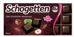 Schogetten Fine Dark Chocolate Hazelnut