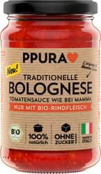 PPURA ORGANIC Traditional Bolognese Sauce – with organic beef